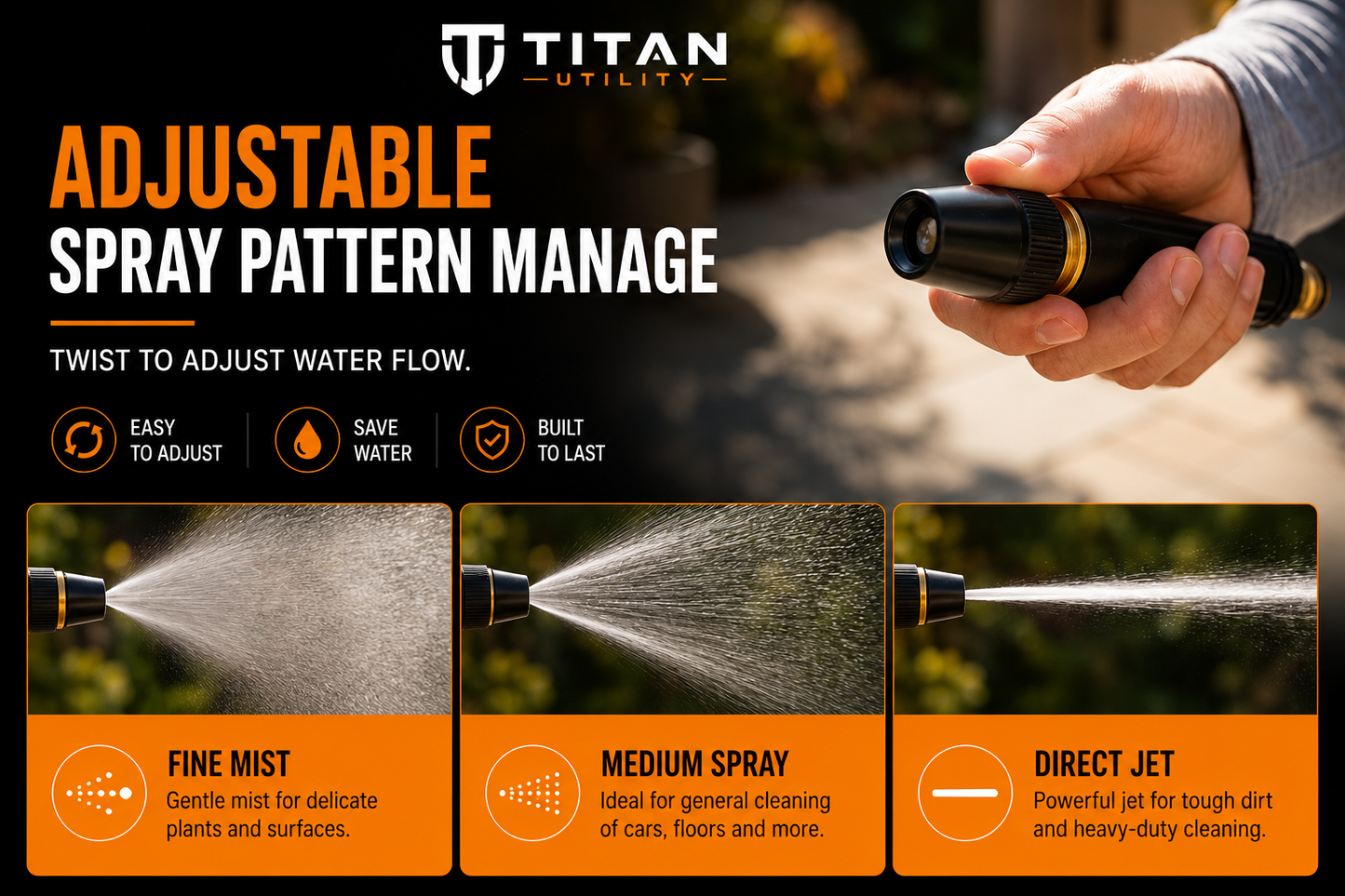 Titan HydroJet™ — High-Pressure Stream Nozzle