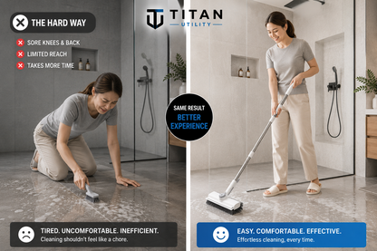Titan ScrubMaster 360™ | Heavy Duty Ergonomic Surface Scrubber