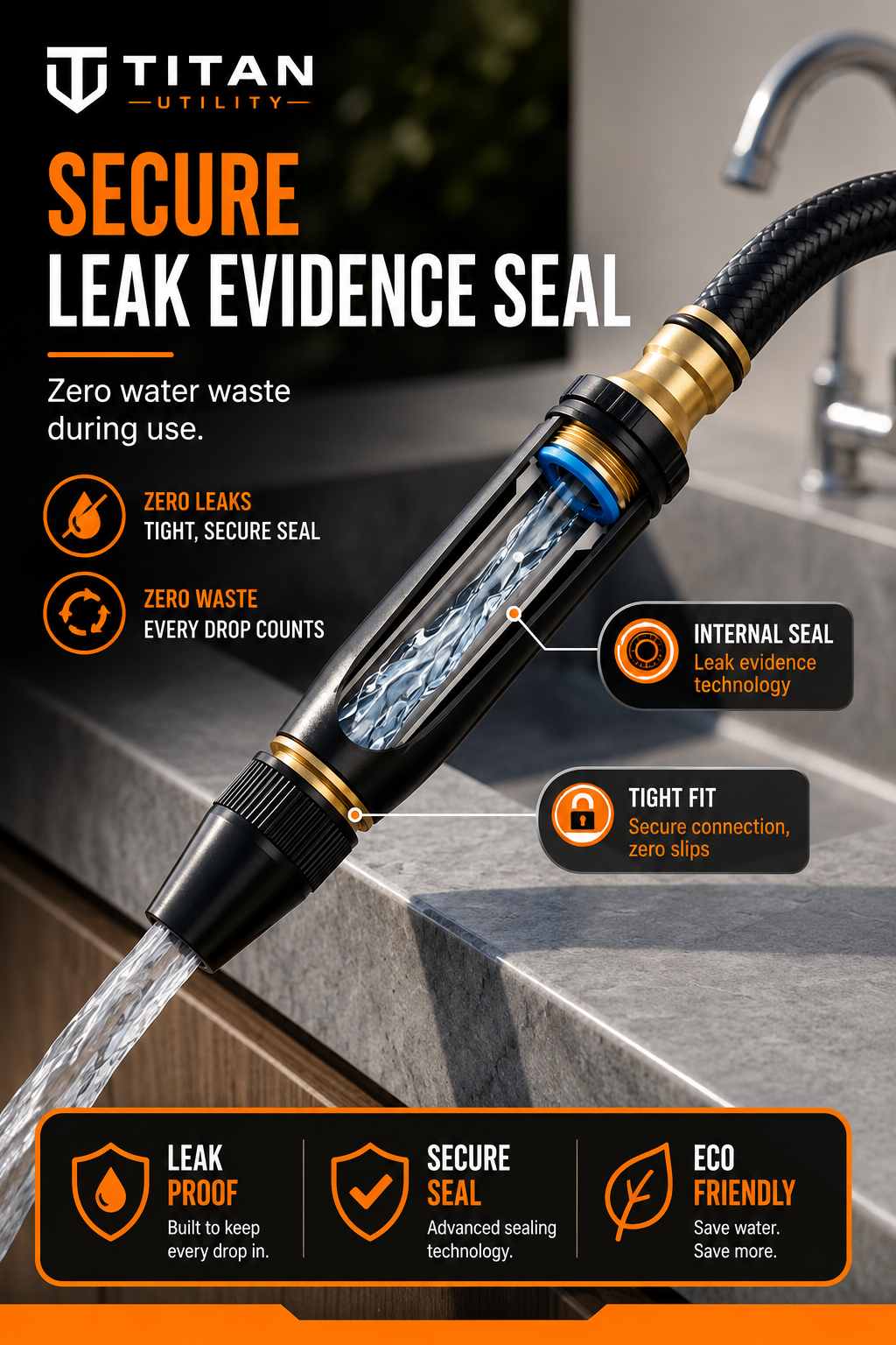 Titan HydroJet™ — High-Pressure Stream Nozzle