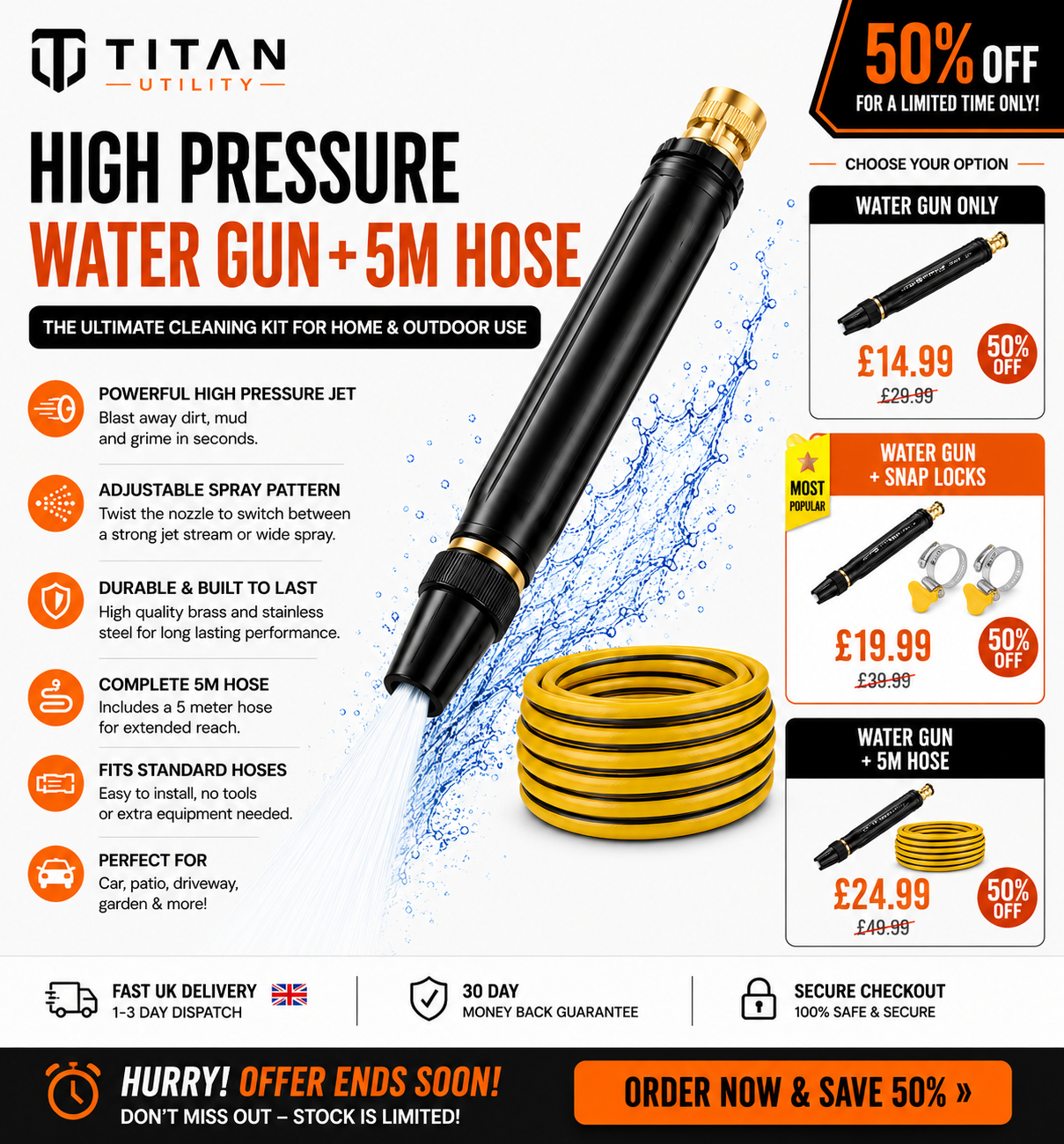 Titan HydroJet™ — High-Pressure Stream Nozzle